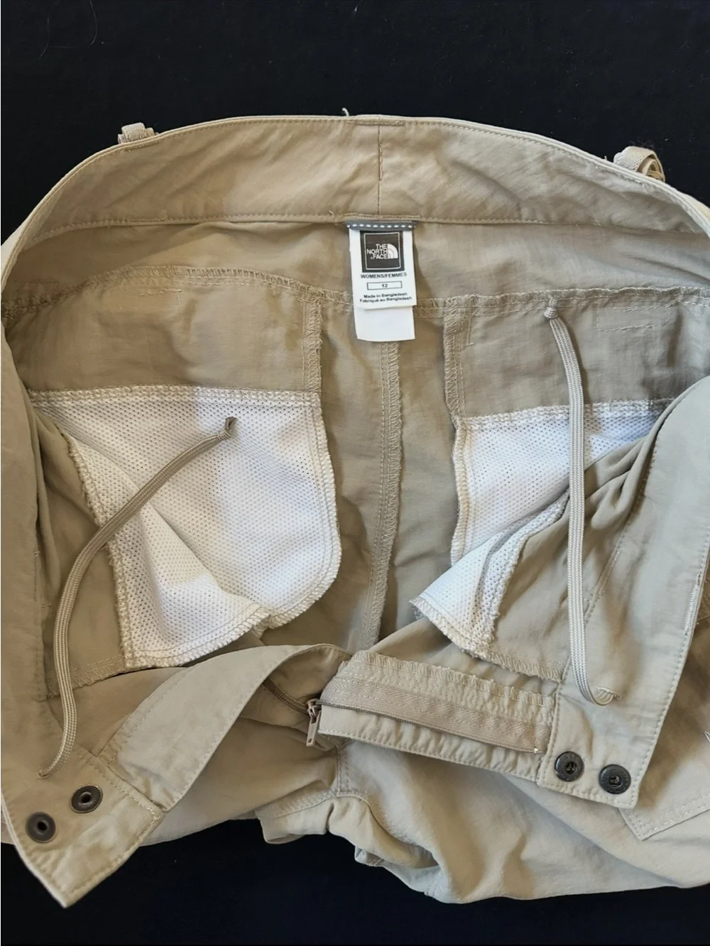 The North Face Women’s Convertible Hiking Pants - Tan size 12